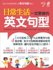 日常生活一定要會的英文句型【有聲】